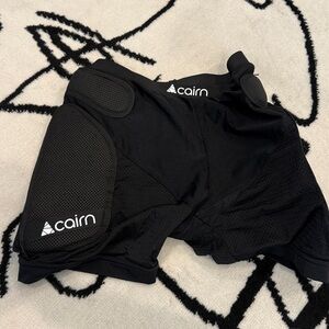 Cairn Acorn Black Paded ski Sports Shorts